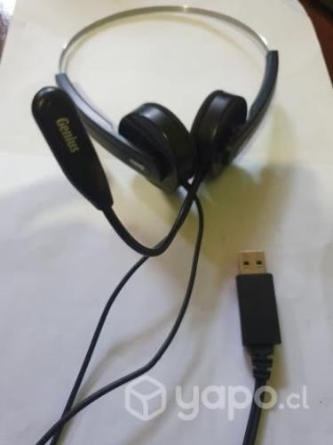 Cintillo audífonos call center usb con microfono