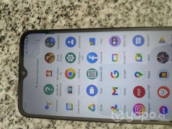 Celular Motorola g20 color celeste