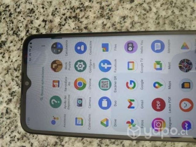 Celular Motorola g20 color celeste