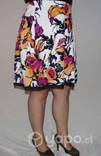 Falda con diseño talla 50 plus size nuevo