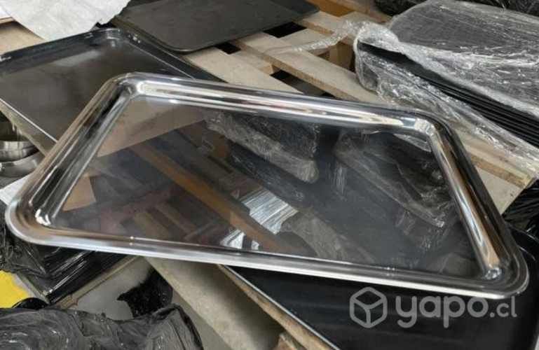 Bandeja Rectangular Acero inox