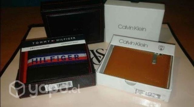 Billeteras tommy y calvin klein