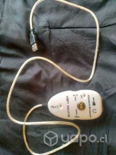 Adaptador de guitarra a pc