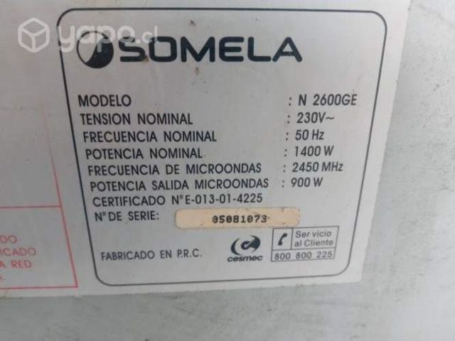 Microondas Somela Navigator 2600 GE