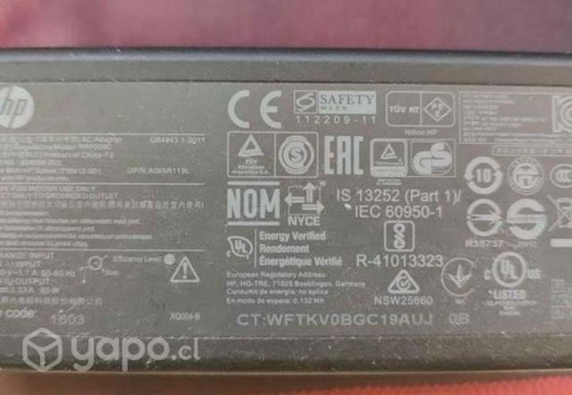 Cargador HP