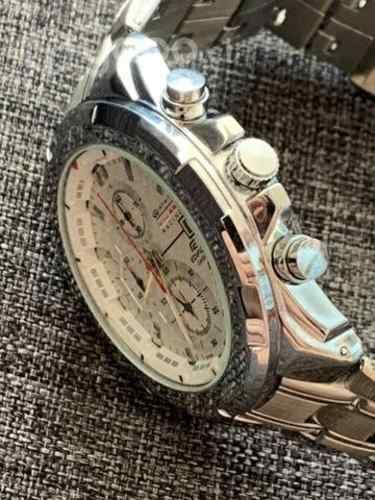 Sólido reloj pulsera cronómetro y calendario