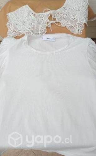 Polera Mango blanca
