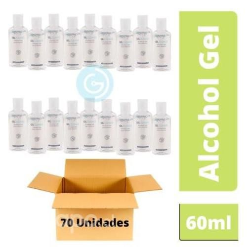 X70 Unidades Alcohol Gel Certificado Gel Cleaner