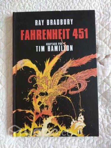 Novela gráfica tapa dura Farenheit 451