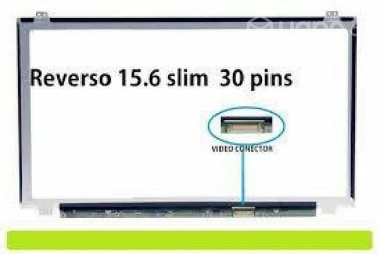 Pantalla 15.6 slim LED 30 pines Hp, Acer, Lenovo