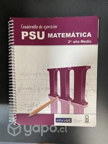 Libro preparación Matemáticas PSU/PAES