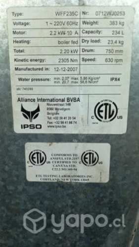 Lavadora Marca Ipso WFF234C , 23 kilos