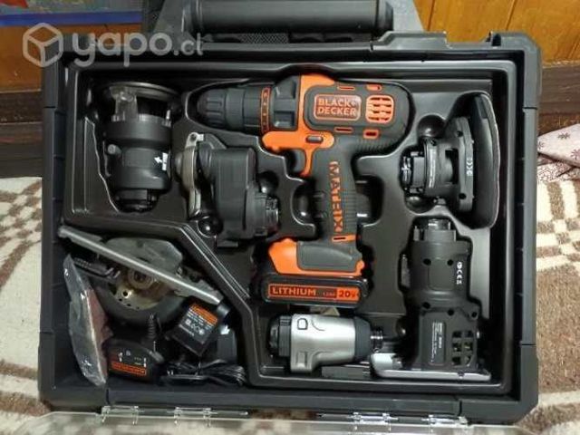 Taladro Black & Decker Matrix accesorios intercamb