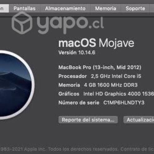 Mac book PRO 13"