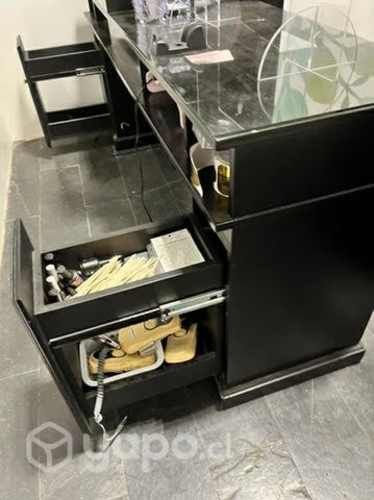 Mesa doble manicure, madera excelente calidad