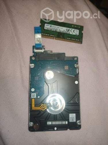 Disco duro 1 Tb y Memoria RAM 4Gb Ddr3