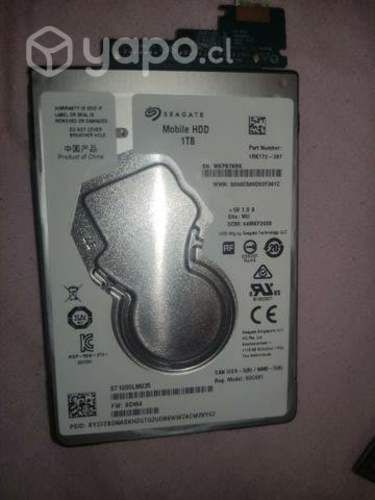 Disco duro 1 Tb y Memoria RAM 4Gb Ddr3