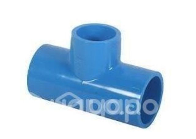Tee pn10 pvc hidráulica 63mm