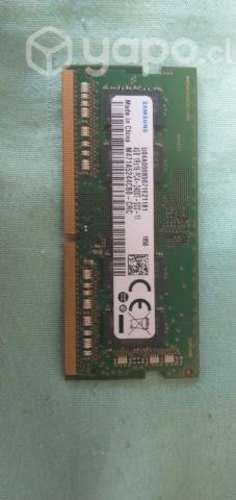 Memoria ram DDR4 de 4GB a 2133 Mhrz de frecuencia