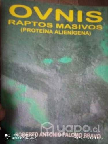 Libro ovnis raptos masivos, nueva obra autor