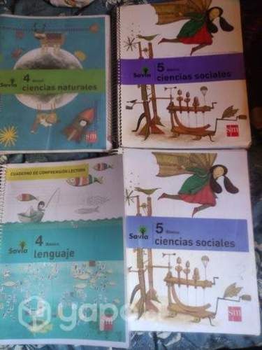 Libros escolares de 4 básico savia