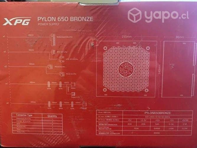 Fuente de Poder XPG 650w