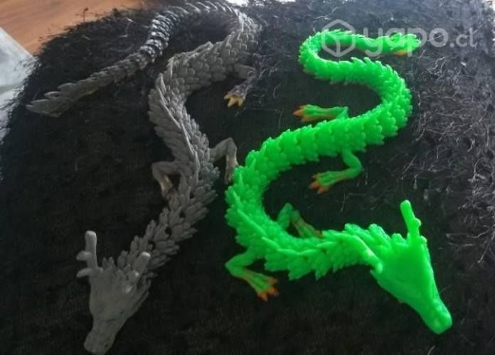 Lindos dragones 3D ecológicos