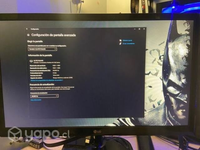 Monitor lg ips full hd 22&quot;