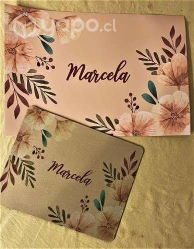 Pack skin tapa de notebook+ mouse pad