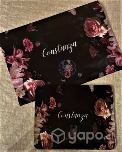 Pack skin tapa de notebook+ mouse pad