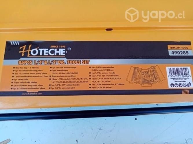 Caja metalica de 85 herramientas ho