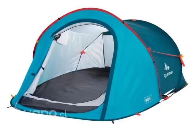 Carpa 2 segundos 2 personas azul quechua