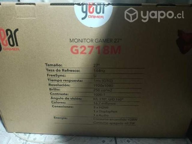 Monitor gamer 144hz