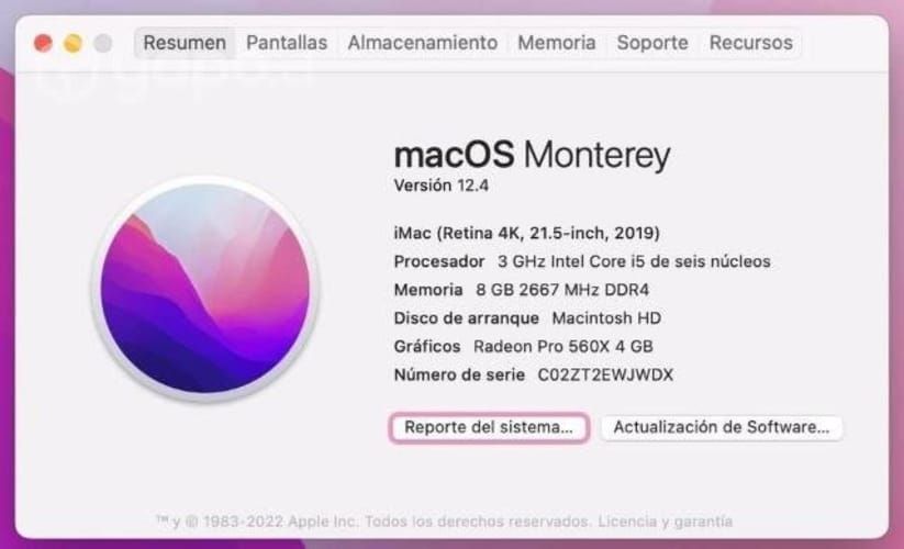 IMac 4k 21.5 2019 1tera