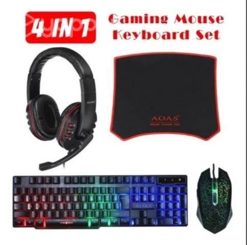 Set gamer RGB 4 PIECE SET AOAS