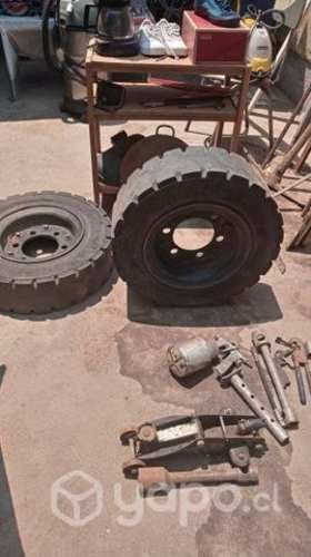 Dos ruedas para gruas