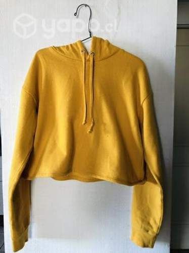Poleron color mostaza talla s