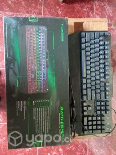 Teclado mecanico gaming t-dagger t-tgk301