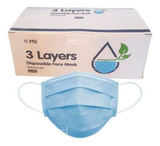 Embalaje Mascarillas 3 pliegues