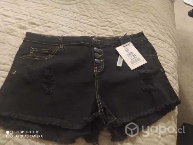 Lindos shorts jeans elasticados nuevos