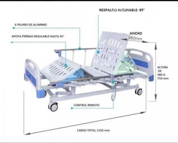 Cama clínica mas accesorios