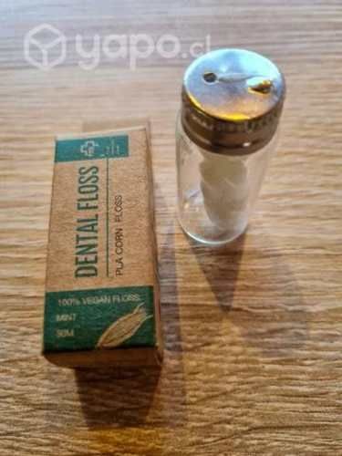 Hilo dental en base a maiz, mentolado. Vegano