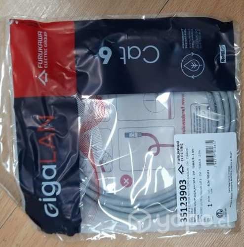 Cable de red Furukawa cat 6 nuevos sellados 45 uni