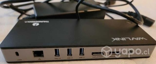 Docking thunderbolt 3 dual 4k 60hz 10 puertos