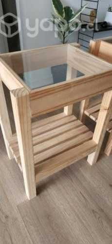 Mesas velador madera