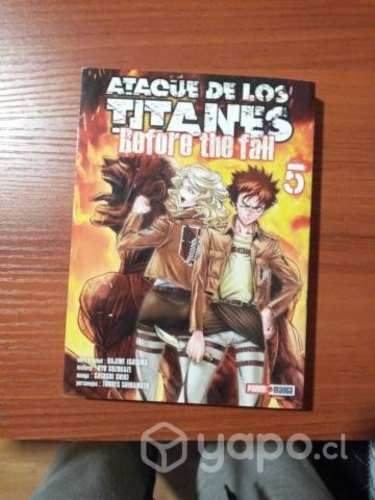 Manga Ataque de los titanes before the fall tomo 5