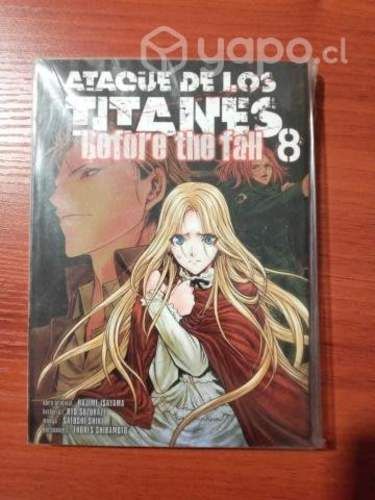 Manga Ataque de los titanes before the fall tomo 8