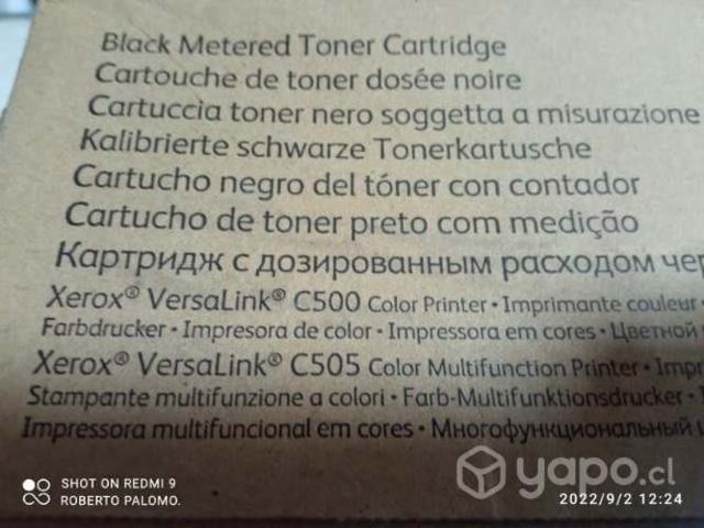 Toner versalink xerox c500/c505 Negro