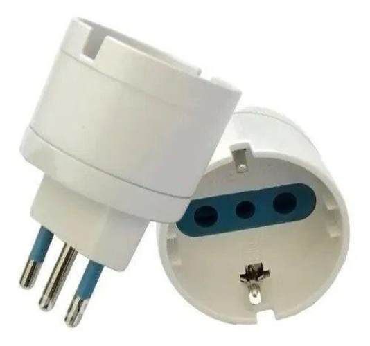 Pack 20 Adaptador Eléctrico Schuko 10a 250v 1500