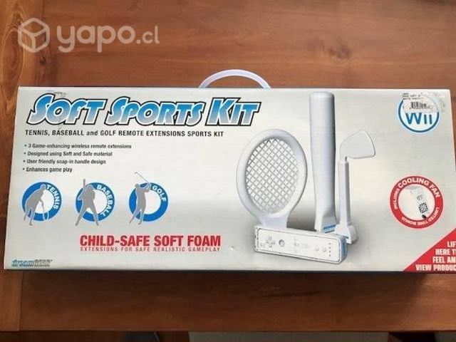 Soft Sports Kit Nintendo Wii Tennis Baseball Golf